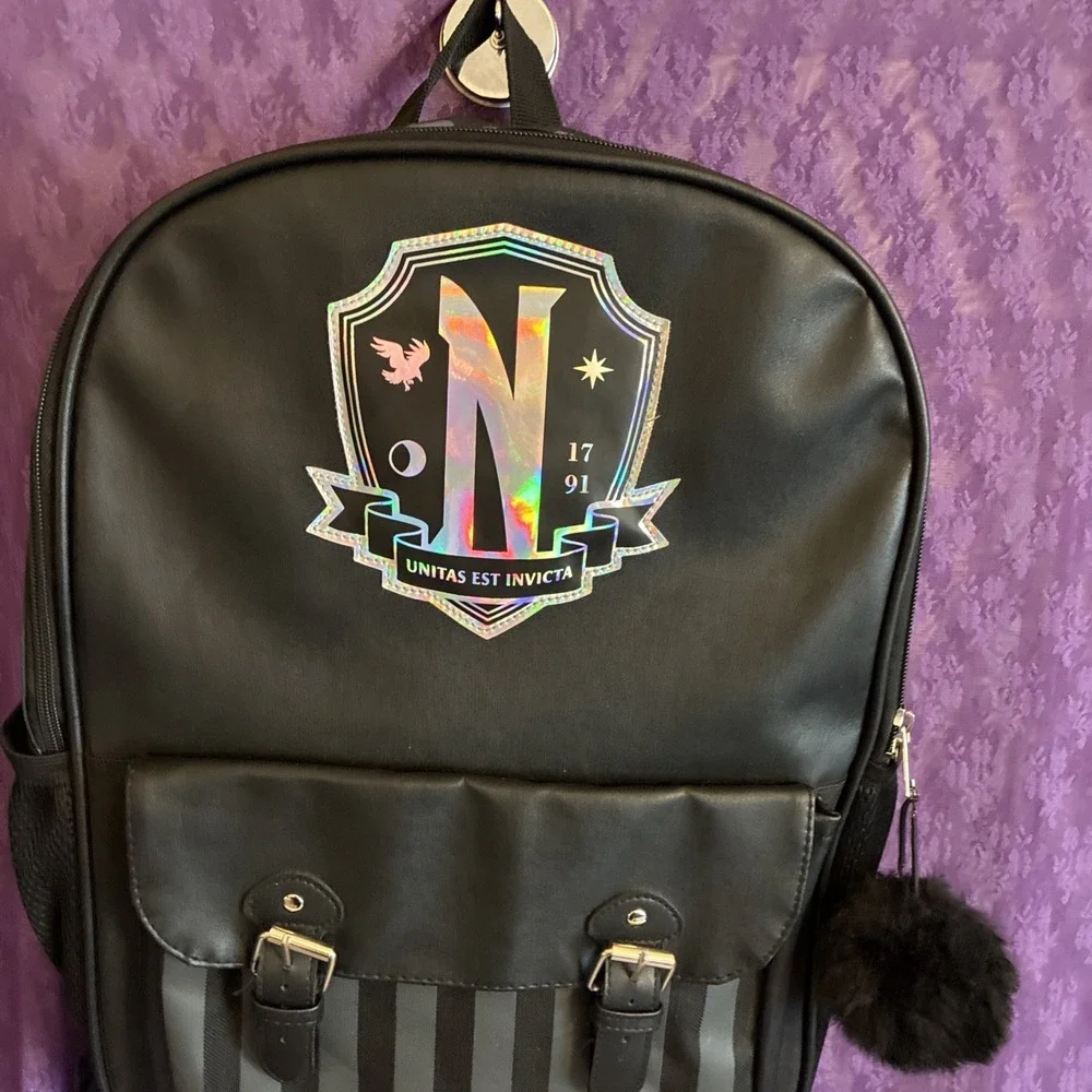 Wednesday Never more Academy Backpack